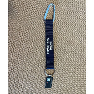 NWT NFL Seattle Seahawks Carabiner Lanyard Keychain  - 8 Inches